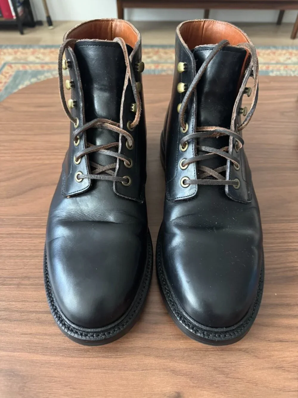 Grant Stone Diesel Boots, Black, Size 10E, Excellent Condition